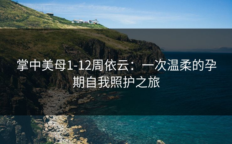 掌中美母1-12周依云:一次温柔的孕期自我照护之旅 掌中美母1-12周依云:一次温柔的孕期自我照护之旅
