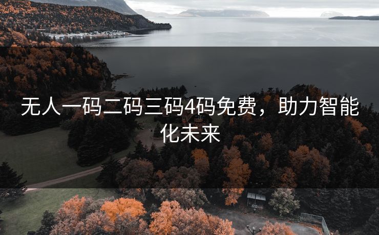 无人一码二码三码4码免费，助力智能化未来